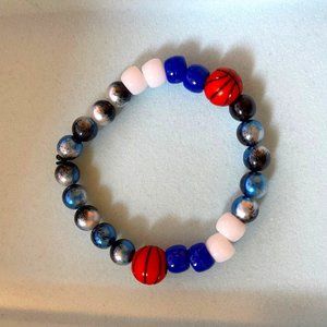 Kentucky Wildcat Basketball Bracelet